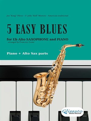 cover image of 5 Easy Blues--Alto Saxophone & Piano (complete)
